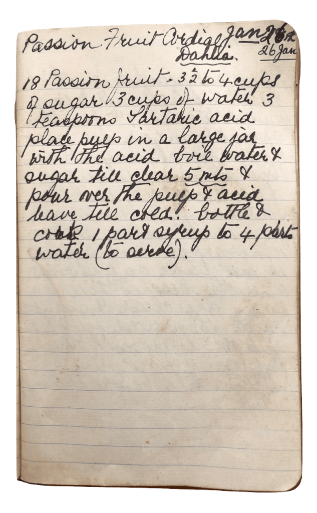 passionfruit cordial recipe