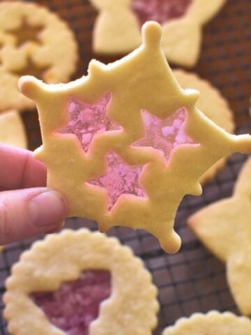stained glass cookies