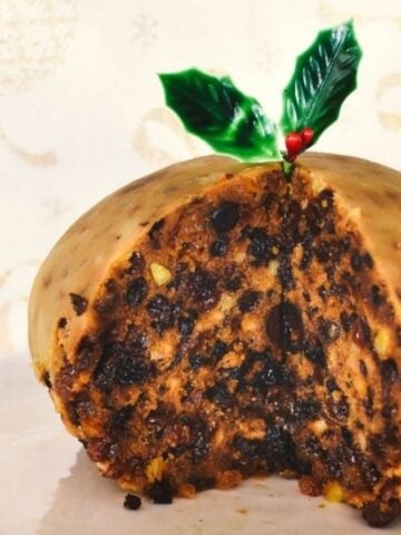 boiled christmas pudding