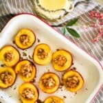 baked peaches