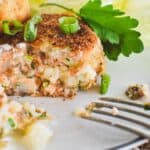 salmon rissoles.