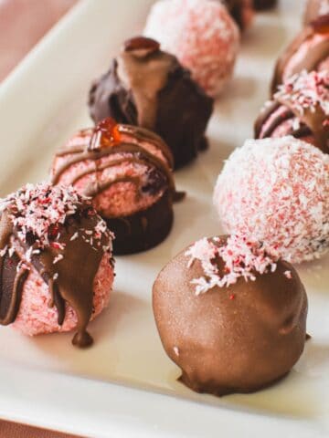 cherry ripe balls.