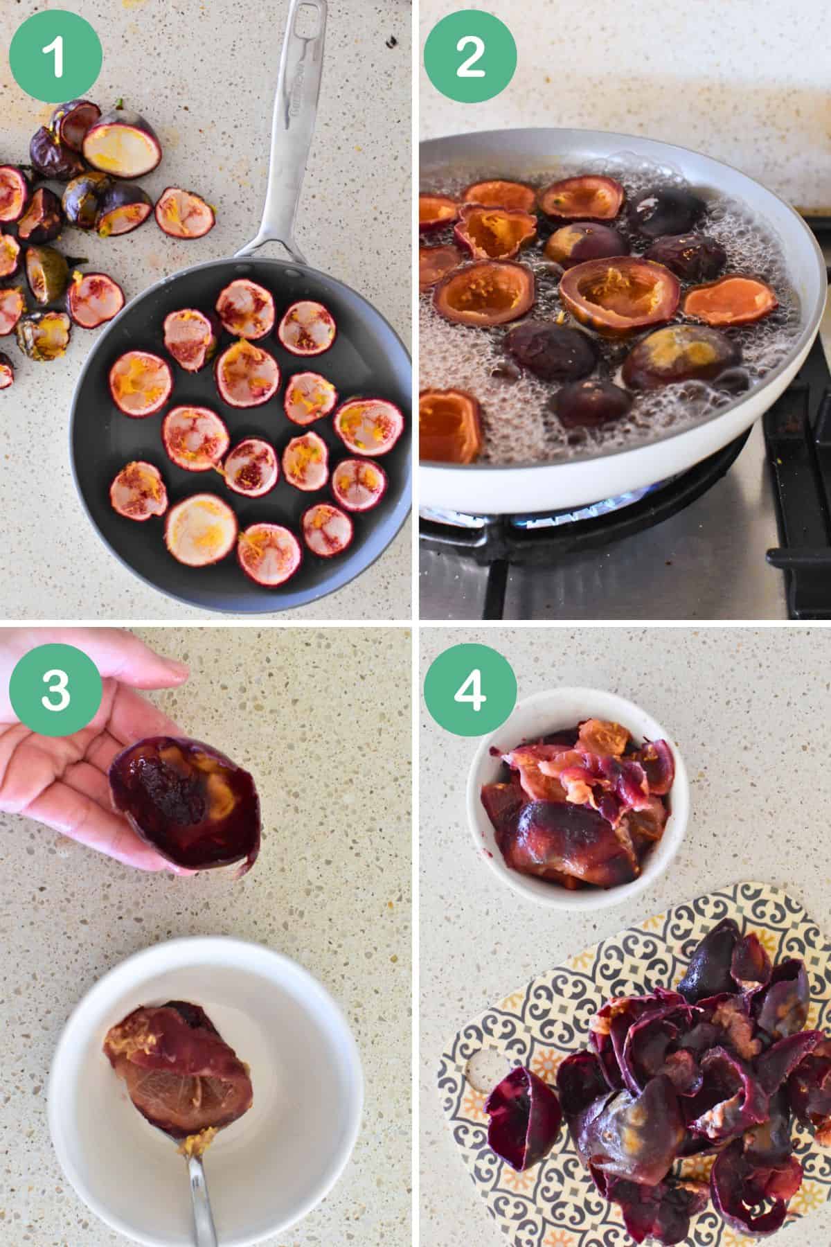 How to make passionfruit jam.