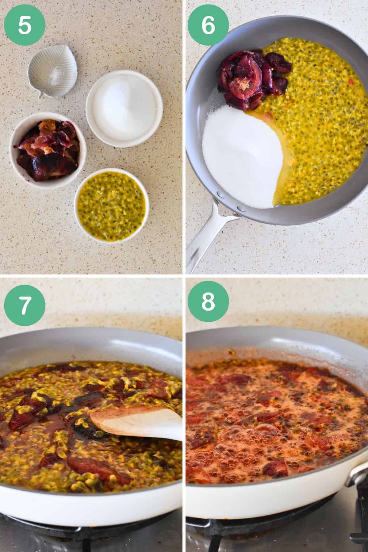 How to make passionfruit jam.